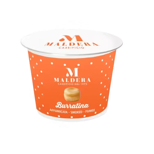 Smoked Buffalo Burrata - (12 pcs x 125 gr) -1.5 kg