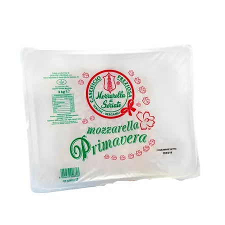 Mozzarella Primavera Cubes Pizza 3 kg