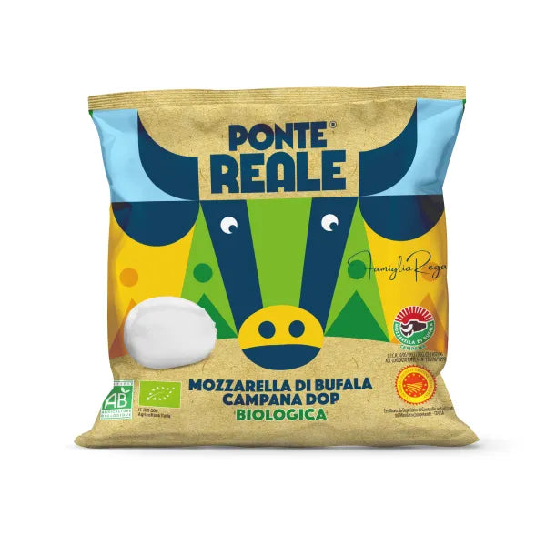 Organic Buffalo Mozzarella 125 gr – 12 pcs x case – 1.5 kg box