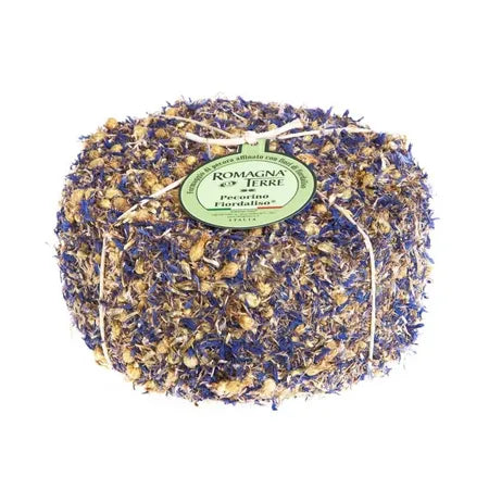 Pecorino Fiordaliso – Sheep’s milk with cornflowers – 400 Gram