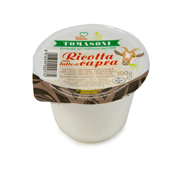 FRESH RICOTTA GOAT MILK 100 gr (9 pcs per case) – 900 gr