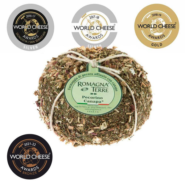 Pecorino Canapa – Sheep’s milk with hemp