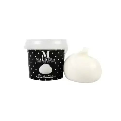 Burrata 100 gr [no head] mini bucket – 15 pcs x cs -1.5 kg Box